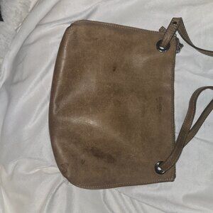 Roots leather bag